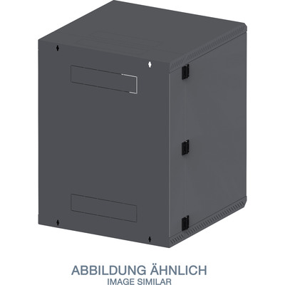 Triton RBA-18-AS6-BAX-A1 19 Wandschrank 18HE, 600x595mm, einteilig, schwarz (Produktbild 2)