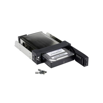 FANTEC MR-35SAS, 3,5 HDD Wechselrahmen SATA, schwarz (Produktbild 2)