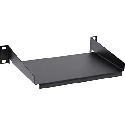 InLine® 10 Fachboden, 160mm, 10kg, 1HE, RAL 9005 schwarz (Produktbild 2)