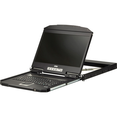 ATEN CL3100NX IT Kurze Tiefe Single Rail 18,5-LCD Konsole (USB, VGA), IT-Layout (Produktbild 1)