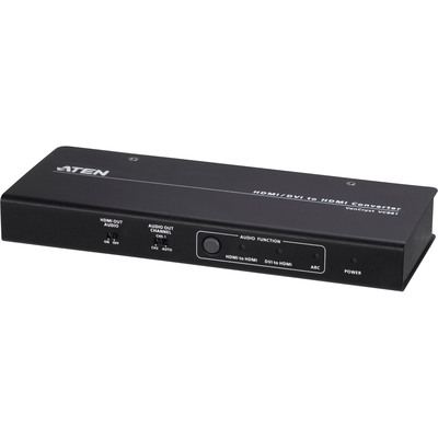 ATEN VC881 Video-Konverter, 4K HDMI/DVI zu HDMI Konverter mit Audio De-Embedder (Produktbild 1)