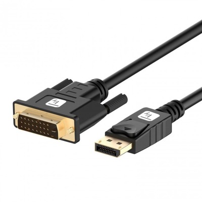 DisplayPort 1.2 auf DVI Kabel, Full HD -- passiv, schwarz, 1 m