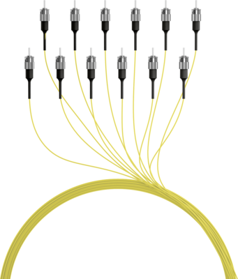 Faserpigtail FC OS2 G652D -- Gelb 2m - 1 Stück