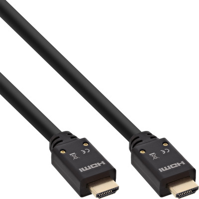 InLine® HDMI Aktiv-Kabel, HDMI-High Speed mit Ethernet, 4K2K, ST/ST, 15m (Produktbild 1)