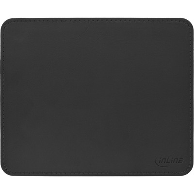 InLine® Maus-Pad Premium Kunstleder, 250x220x3mm, schwarz InLine® Maus-Pad Premium Kunstleder, 250x220x3mm, schwarz