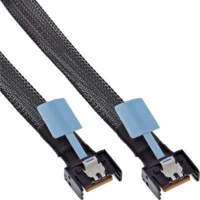 InLine® MCIO Kabel, MCIO x4 Stecker zu MCIO x4 Stecker, 1m InLine® MCIO Kabel, MCIO x4 Stecker zu MCIO x4 Stecker, 1m