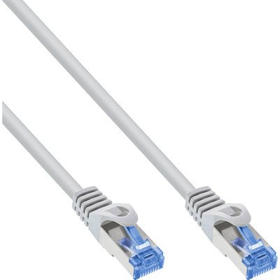 InLine® Patchkabel, Cat.6A, S/FTP, TPE (LSZH), CCA, weiß, 0,3m (Produktbild 1)