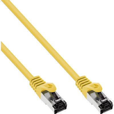 InLine® Patchkabel, S/FTP (PiMf), Cat.8.1, 2000MHz, halogenfrei, gelb, 5m (Produktbild 1)