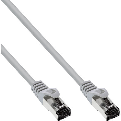 InLine® Patchkabel, S/FTP (PiMf), Cat.8.1, 2000MHz, halogenfrei, grau, 3m (Produktbild 1)