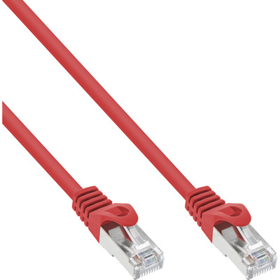 InLine® Patchkabel, SF/UTP, Cat.5e, rot, 1,5m