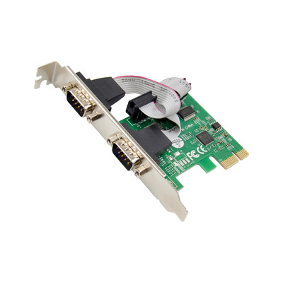 InLine® Schnittstellenkarte, 2x Seriell 9-pol, PCIe (PCI-Express)