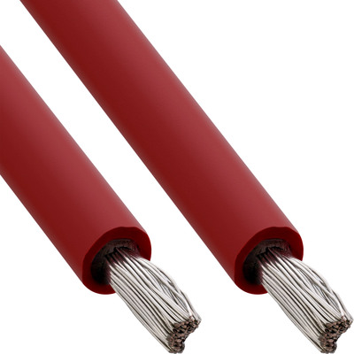 InLine® Solar Installationskabel Meterware H1Z2Z2-K 6mm² rot 100m