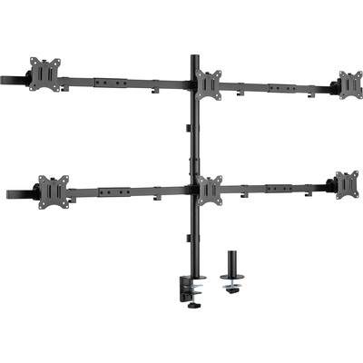 InLine® Tischhalterung, für 6x LCD-/LED-Display bis 81cm (32), max. 7kg (Produktbild 1)