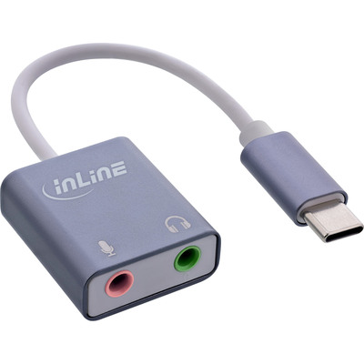 InLine® USB Audio Soundadapter, USB-C Kabel (Produktbild 1)