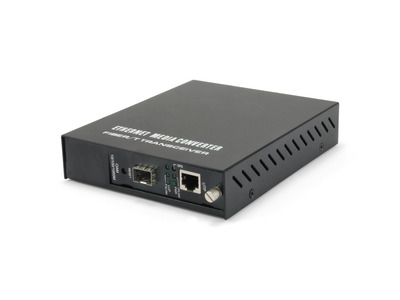 RJ45 to SFP Managed Gigabit Media -- Konverter