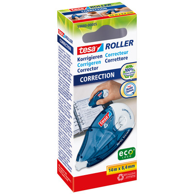 tesa® Roller Korrigieren ecoLogo® Nachfüllroller, HFB, 14m x 8,4mm