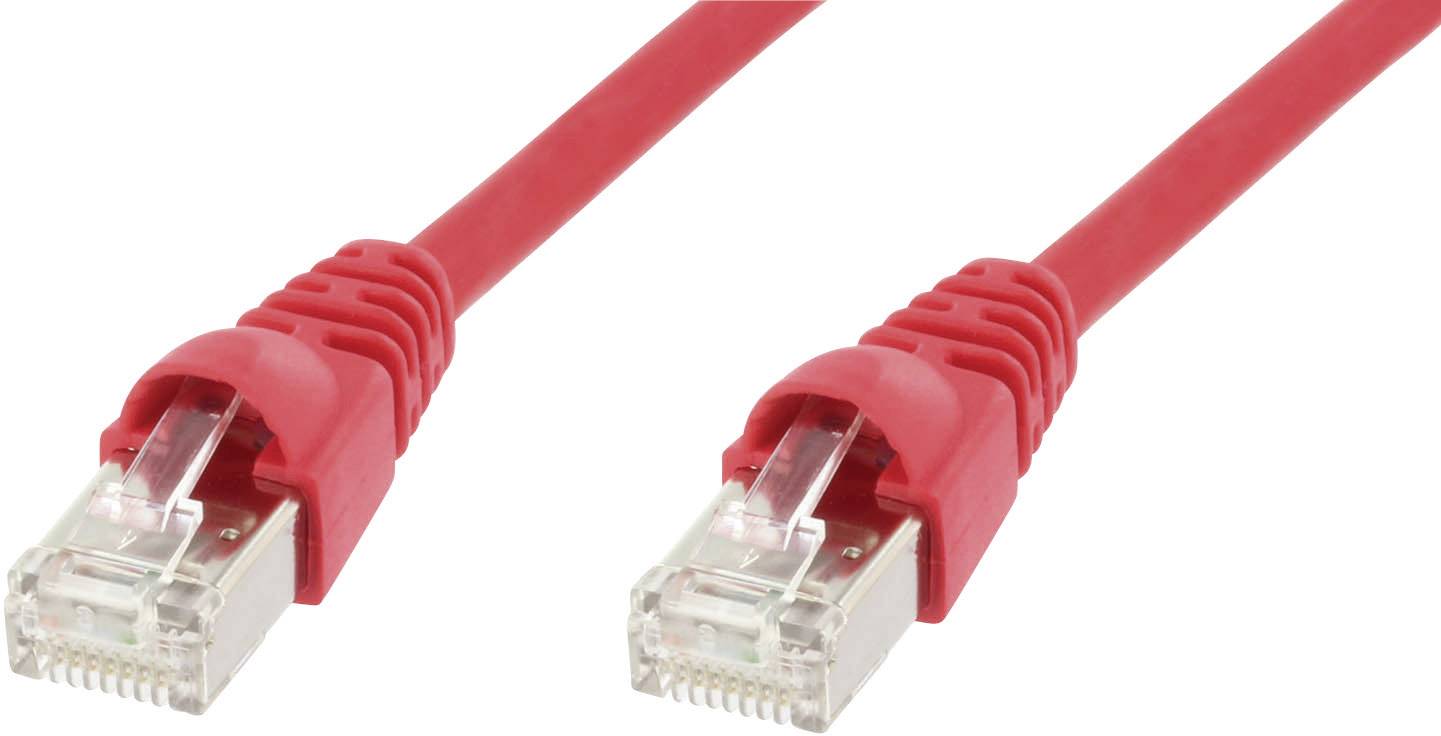 TG Patchkabel S-FTP 0,5m rot L00000A0074 FS500 MP8 LSZH Cat6A 500MHz Iso EA