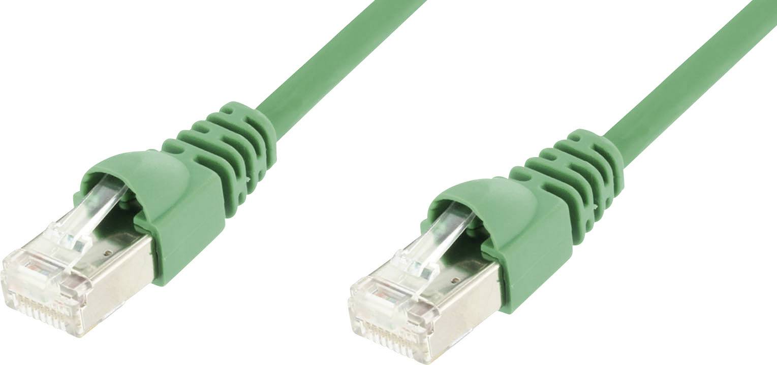 TG Patchkabel S-FTP 7,5m L00004A0055 FS500 MP8 LSZH grün Cat6A 500MHz Iso EA