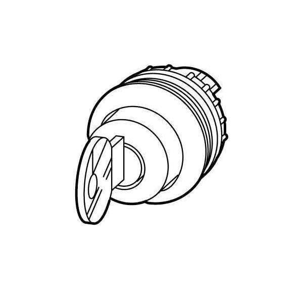 4015082169008 - 216900 M22-WRS3 Schlüsseltaste Frontring Kunststoff Schlüssel Schwarz 1 St - Eaton