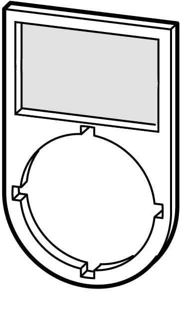 EATON M22S-ST-X Schildträger 216392 o.Schild schwarz 216392