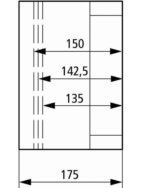 4015080955061 - EATON CI43E-150 095506 Isolierstoffgehäuse+ Vorprägungen