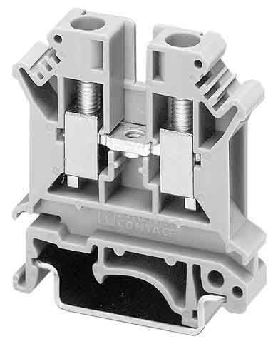 4017918089955 - UK 3 N 3001501 Durchgangsreihenklemme Polzahl (num) 2 02 mm² 25 mm² Grau 50 St