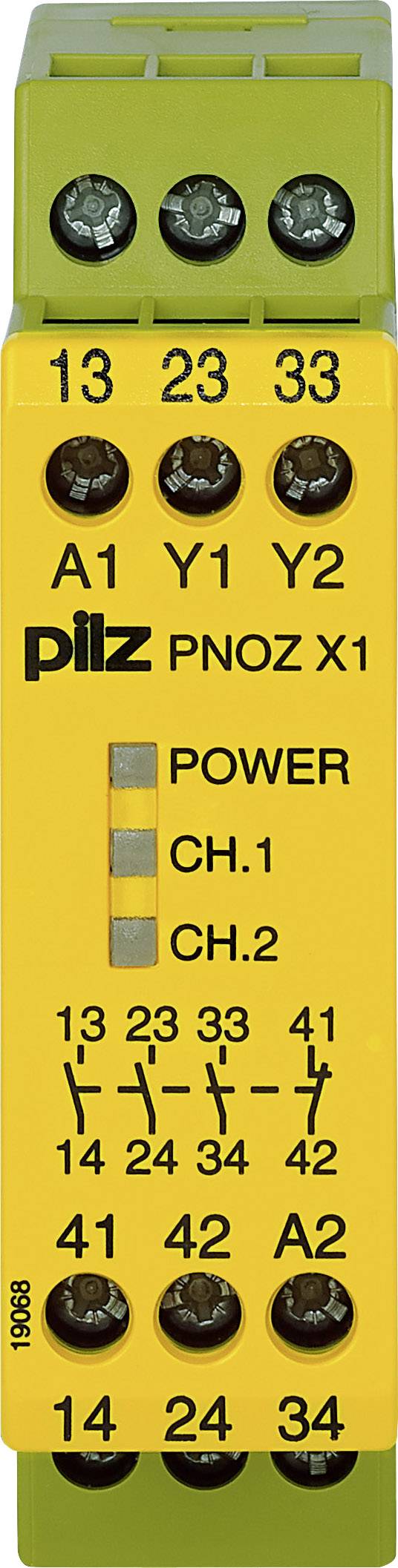 Pilz PNOZ X1 24VAC/DC 3n/o 1n/c 774300 Sicherheitsschaltgerät