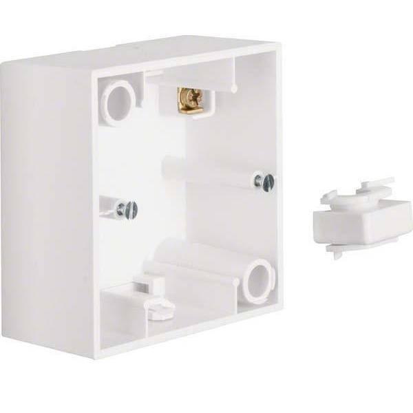 4011334230618 - Berker Surface mounted housing 1gang s1 polar white