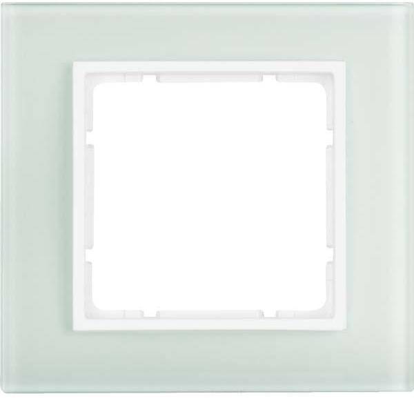 4011334238942 - BER B7 Rahmen 10116909 1fach Glas polarweiss