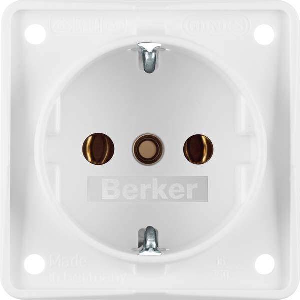 BER B.Mobil Schuko Kombi 0941852502 mit Schraubklemmen polarweiss matt