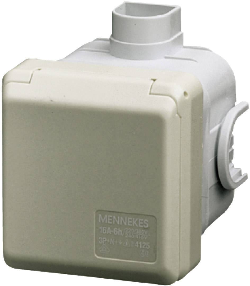 Mennekes 16A5P 6H400V UP-Dose Cepex 4125 ** IP44 perlweiss