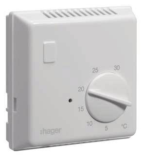 Hager Raumthermostat Bimetall EK054 m.Schließerkontakt