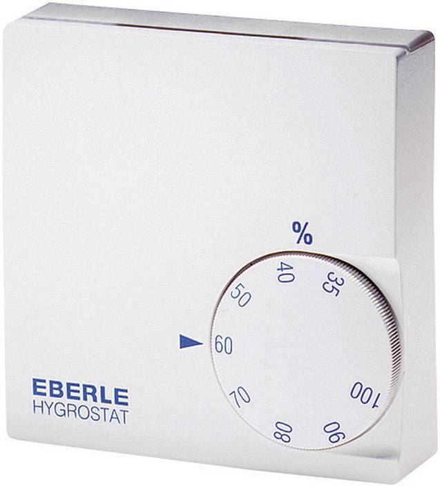 4017254105272 - EBERLE Hygrostat 230V 5A AP 1W 35-100% ws HYG-E6001 - weiß