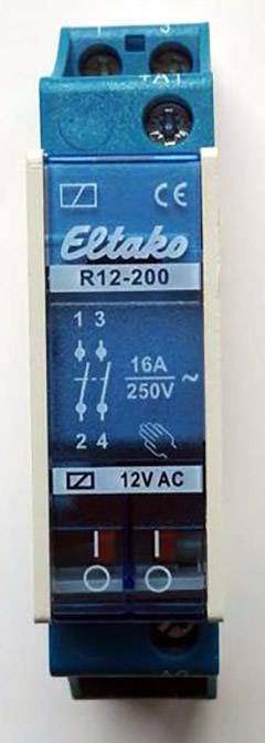 4010312200506 - R12-200-12V Schaltrelais Nennspannung 12 V Schaltstrom (max) 8 A 2 Schließer 1 St