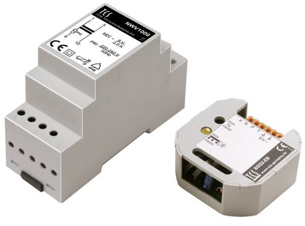 TCS Versorgungs-/Steuergeräte- NBV1000 kombination (Klingeltransfor. 2A+BSG2)