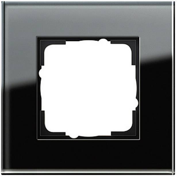 GIRA 021105 Abdeckrahmen 1fach Esprit Glas Schwarz