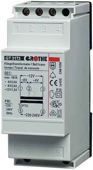 4011459140731 - GRO Trafo 8 12V 14073 GT 3173 2 15A REG