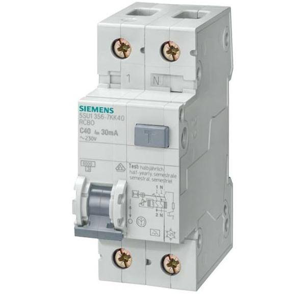 Siemens 5SU13566KK13 FI-/Leitungsschutz- einrichtung TypA T=70mm 30mA 6kA B 13A