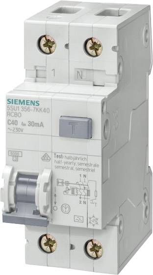 Siemens 5SU13567KK10 FI-/Leitungsschutz- einrichtung TypA T=70mm 30mA 6kA C 10A