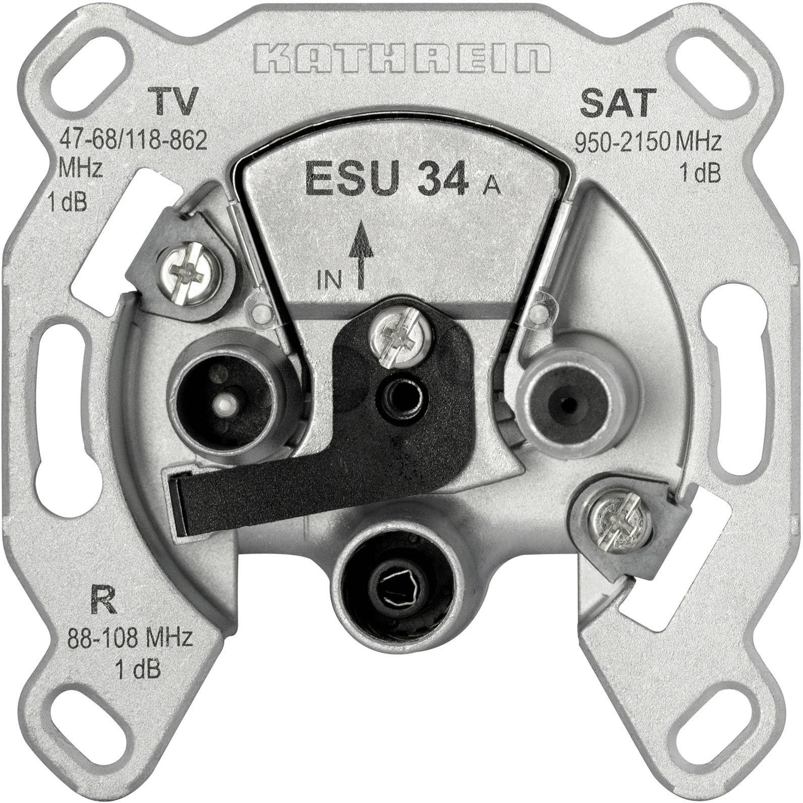 4021121454028 - Einkabel-Steckdose 3fach Einzeldose ESU 34