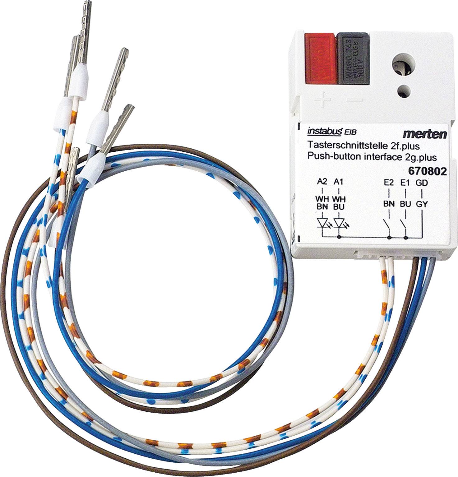 Merten Tasterschnittstelle 2fach 670802 plus polarweiß