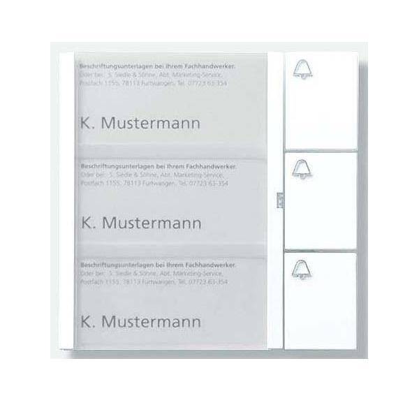 SIED Tasten-Modul TM612-3W 3fach alt TM 611-03W 35521