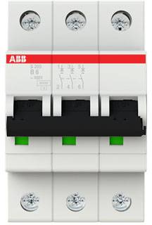 ABB Compact Automat S203-B6 62 3-polig GH S203 0001 R0065