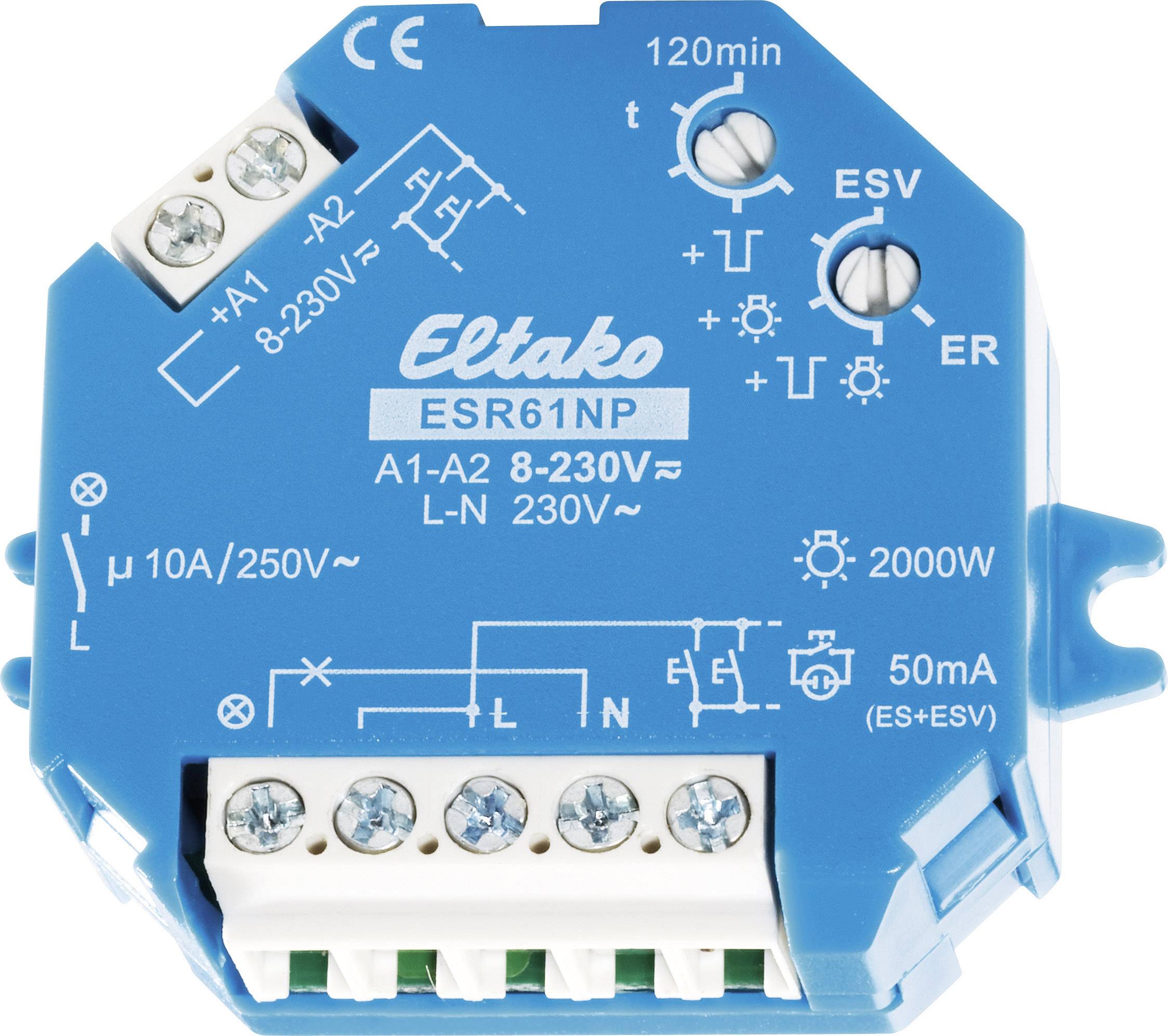 Eltako ESR61NP-230V+UC Stromstoß 1S (V)Schaltrelais n.potenzialfr. 61100001