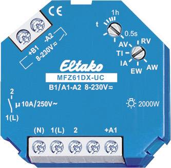 Eltako MFZ61DX-UC Analog Multifunktions (V) Zeitrelais 1S potenzialfrei 61100604