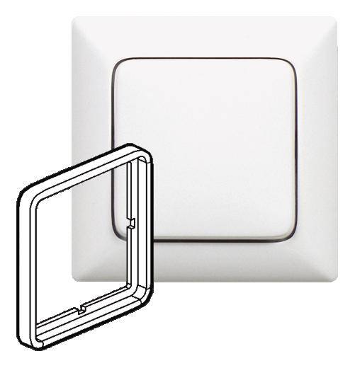 Legrand 776295 Zwischenring 50x50 Creo ultraweiß