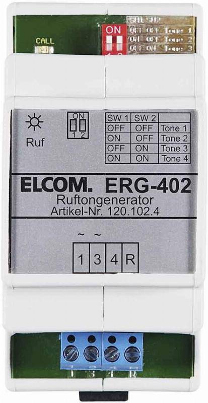 ELCOM 1+n ERG-402 Haustelefon,Mithörsperre Türlautsprecher