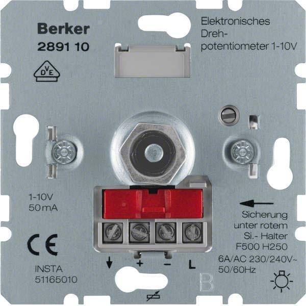 BER UP Elektronisches Drehpoten- 289110 tiometer 1-10V mit Softrastung