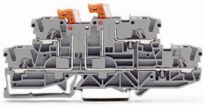 4050821006749 - 2002-2951 Doppelstock-Trennklemme 520 mm Zugfeder Belegung L L Grau 50 St