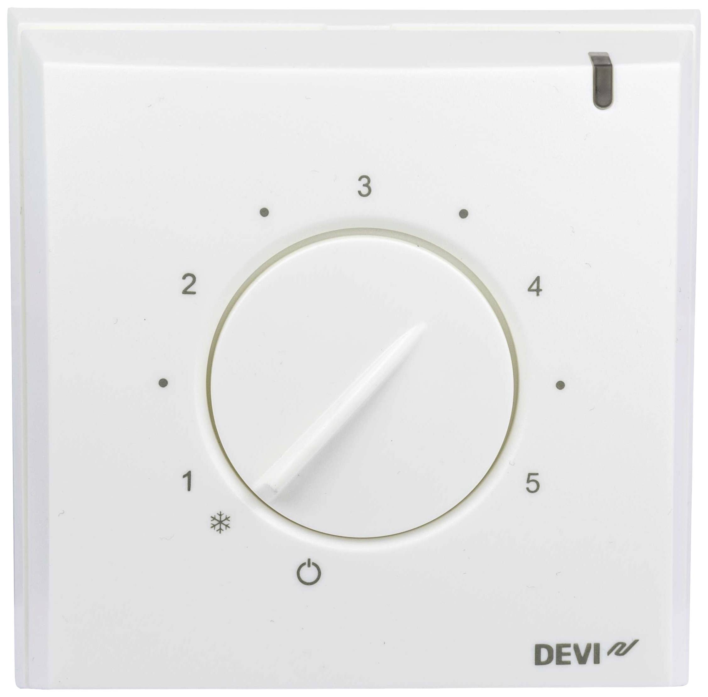 DEVI Thermostat DEVIreg 130 140f1010 m. NTC-Leitungsfühler 3m lang reinweiß